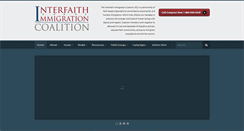 Desktop Screenshot of interfaithimmigration.org